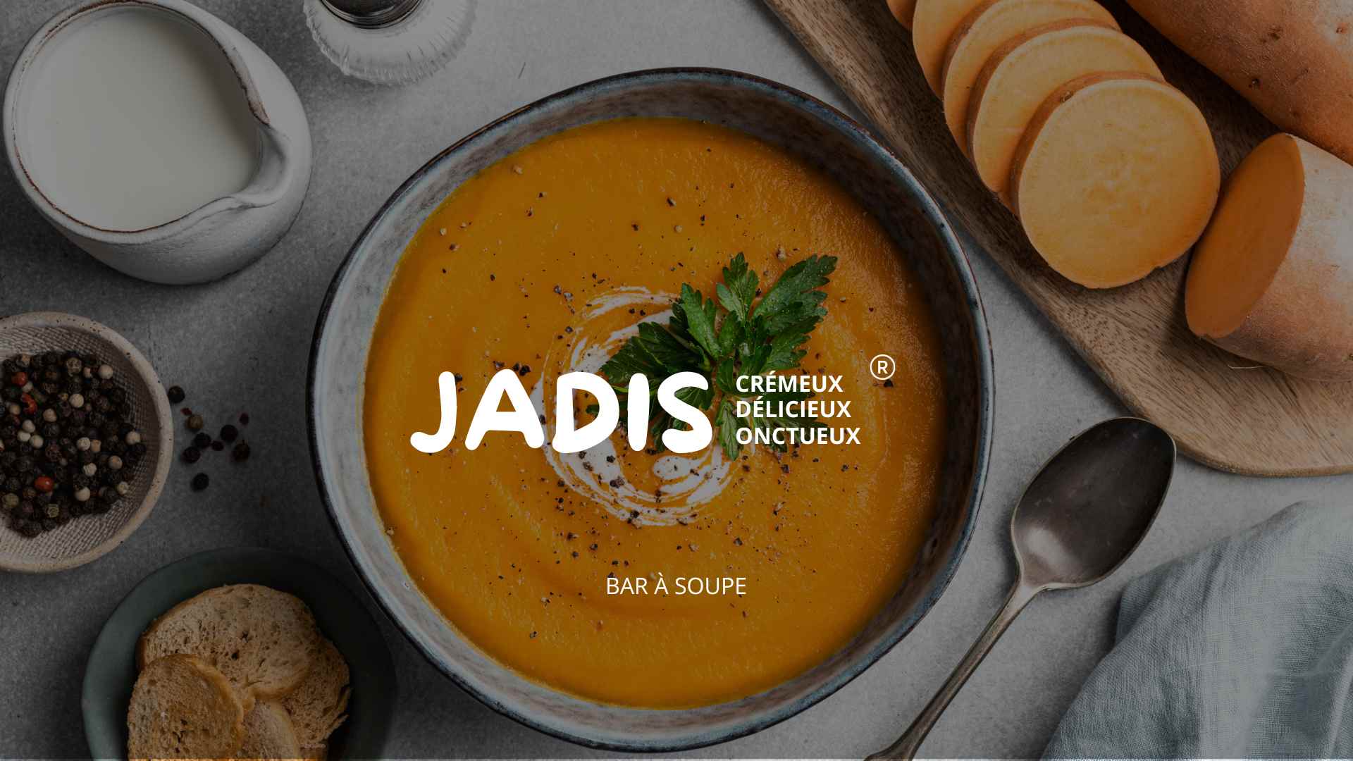 Identité visuelle - Jadis publicité goût